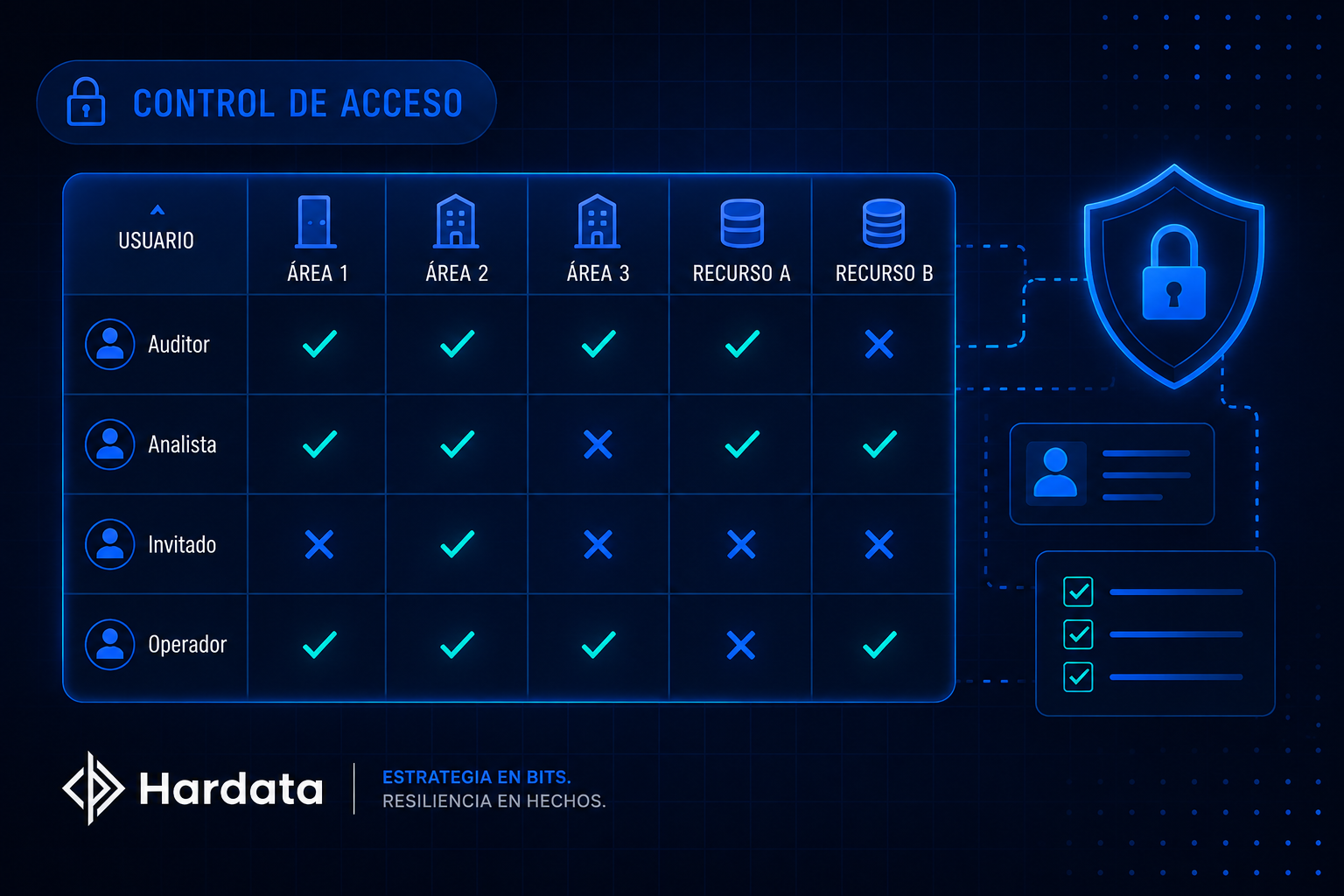 Persona validando su acceso en un lector de tarjetas de una oficina